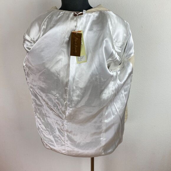 Island Importer Mens Natural Linen Blazer Jacket Monaco 44 Reg Two Button NWT - Picture 10 of 12